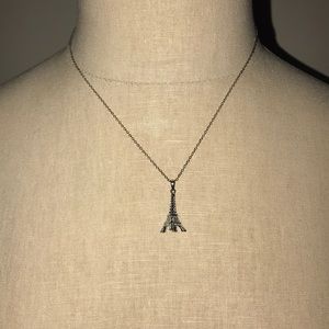 Silver Eiffel Tower Pendant